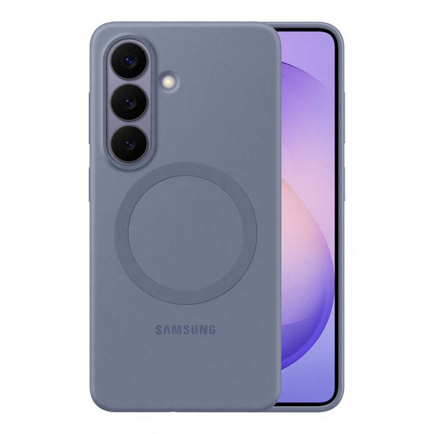 Samsung Galaxy S26 silicone magnetic case Blue Violet, UK version