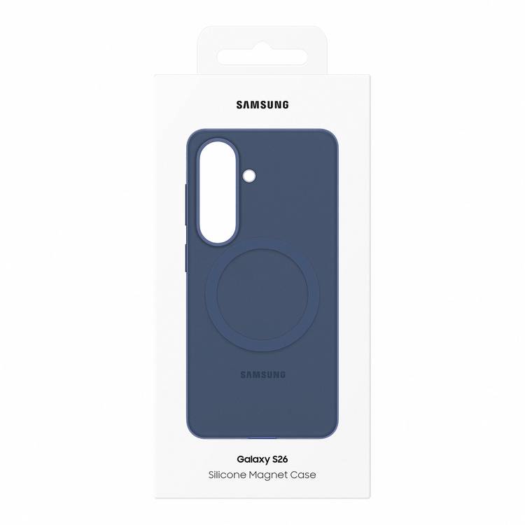 Samsung Galaxy S26 silicone magnetic case Blue Violet, UK version