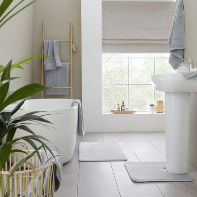 Argos Catherine Lansfield Anti Bacterial Towel Set - Silver- Buy online at McGrocer