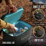 Ninja FrostVault Go soft cooler backpack 17L 24-can - British product