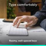 Logitech Keys-To-Go 2 wireless keyboard pale grey, imported from the UK