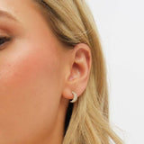 Inicio gold plated moon pendant earrings set (British brand)
