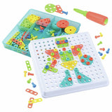 Chad Valley Create & Screw mosaic building kit, imported from the UK
