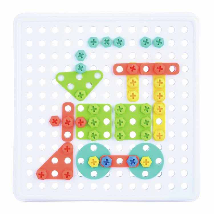 Chad Valley Create & Screw mosaic building kit, imported from the UK
