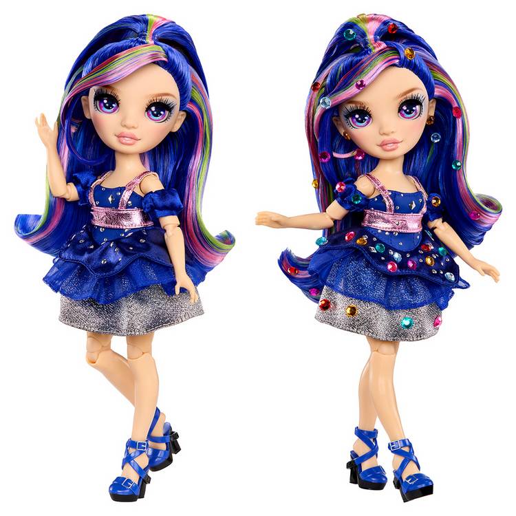 Rainbow High Be Dazzling Genevieve Bleue doll with gem tool (British brand)