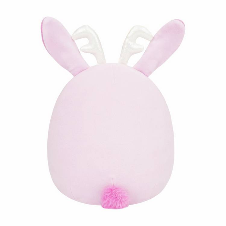 Squishmallows Akiyo pink jackalope soft toy 7.5 inch, imported from the UK