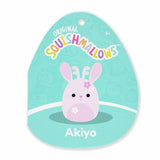 Squishmallows Akiyo pink jackalope soft toy 7.5 inch, imported from the UK