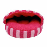 Argos Rosewood Striped Cosy 40cm Cat Cave Pink- Buy online at McGrocer