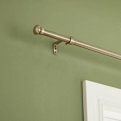 Argos Argos Home Extendable Metal Cap Antique Brass Curtain Pole - 120-210cm- Buy online at McGrocer