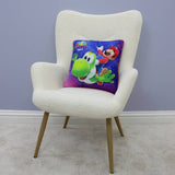 Nintendo Super Mario blue cushion 40x40cm, imported from the UK