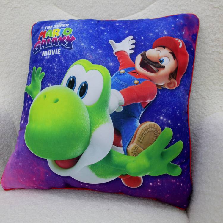 Nintendo Super Mario blue cushion 40x40cm, imported from the UK
