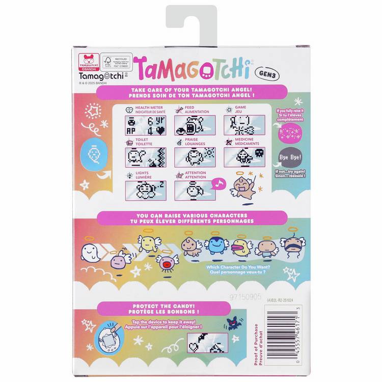 Tamagotchi Angel Night Garden digital pet toy (British brand)
