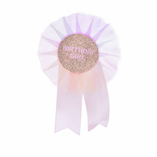 Flitzy Kids Glittery Birthday Badge, UK version
