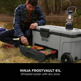 Ninja FrostVault wheeled cooler 61L - British product
