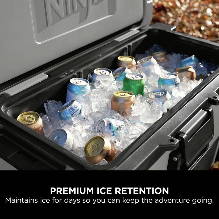 Ninja FrostVault wheeled cooler 61L - British product