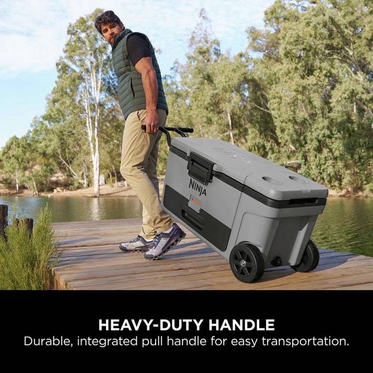 Ninja FrostVault wheeled cooler 61L - British product