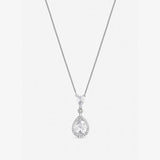 Argos Jon Richard Rhodium Plated Cubic Zirconia Pendant- Buy online at McGrocer