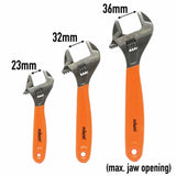 Rolson adjustable wrench set 3 piece, UK version