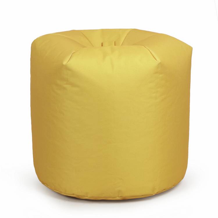 Kaikoo mustard adult beanbag chair, imported from the UK