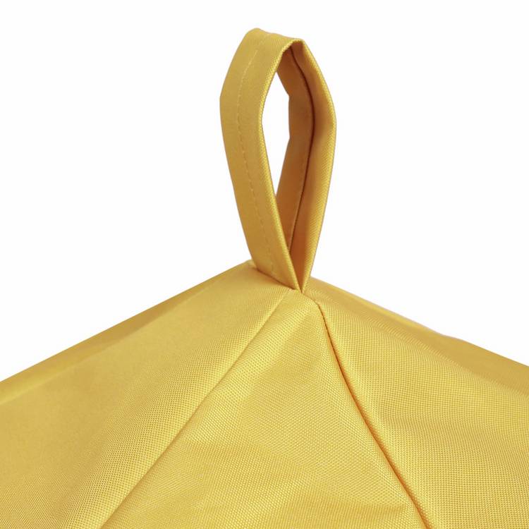 Kaikoo mustard adult beanbag chair, imported from the UK