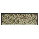 My Mat pink botanical short pile runner 50x150cm, imported from the UK