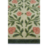 My Mat pink botanical short pile runner 50x150cm, imported from the UK