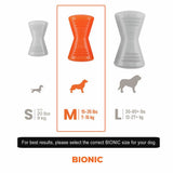 Bionic Bone medium dog toy orange - UK version
