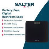 Salter battery-free digital bathroom scale, UK version