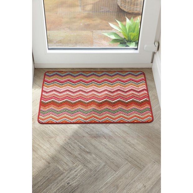 My Mat bright zig zag doormat 50x75cm, UK version