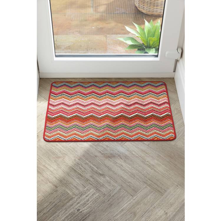 My Mat bright zig zag doormat 50x75cm, UK version