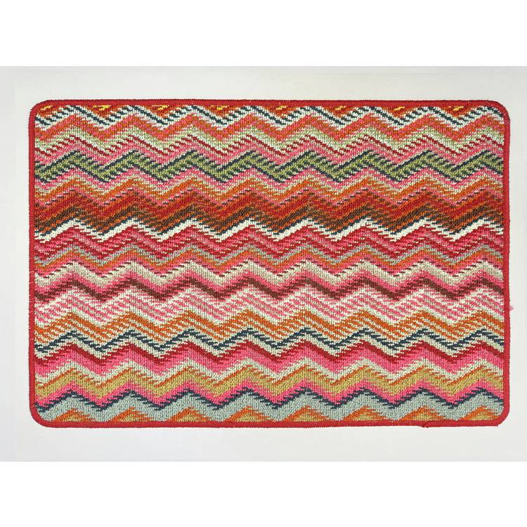 My Mat bright zig zag doormat 50x75cm, UK version