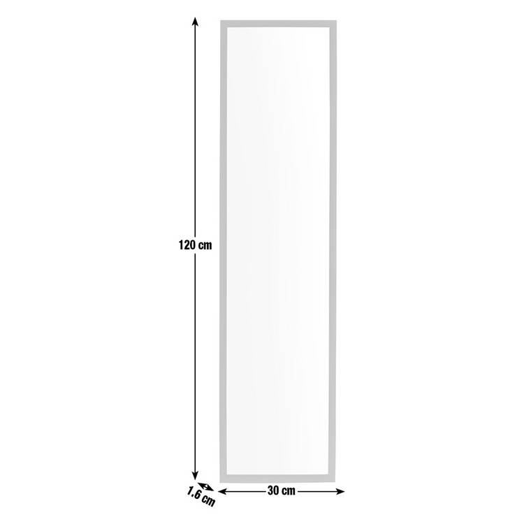 Home Essentials black full length wall mirror 120x30cm - British product