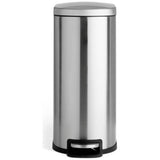 Habitat slim pedal bin brushed finish 40L, imported from the UK