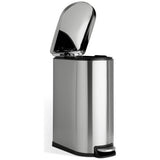 Habitat slim pedal bin brushed finish 40L, imported from the UK