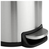 Habitat slim pedal bin brushed finish 40L, imported from the UK