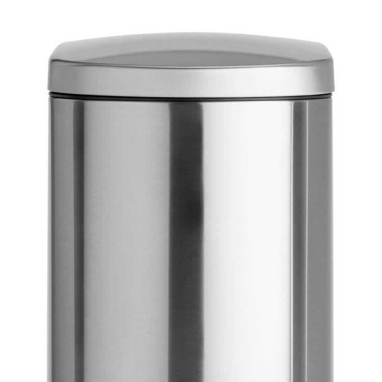 Habitat slim pedal bin brushed finish 40L, imported from the UK