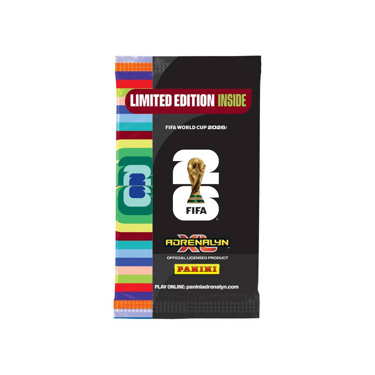 Panini FIFA World Cup 2026 trading card starter pack, imported from the UK