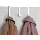 Argos Home stainless steel over door hooks pack of 3, UK version