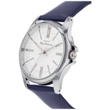 Ben Sherman silver dial navy strap watch 41mm - British product