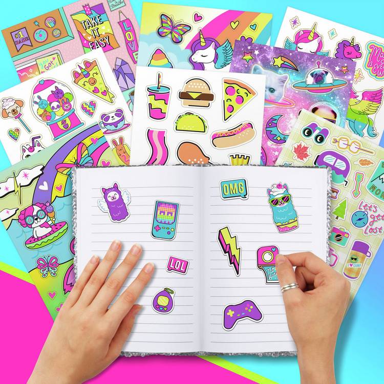 Fashion Angels rainbow sticker book 1000+ stickers, imported from the UK