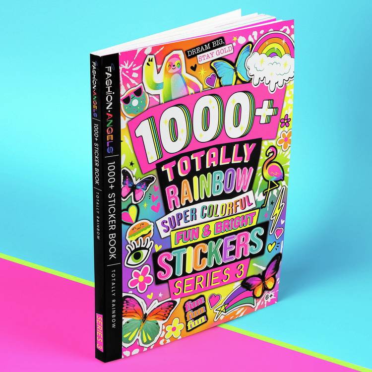 Fashion Angels rainbow sticker book 1000+ stickers, imported from the UK
