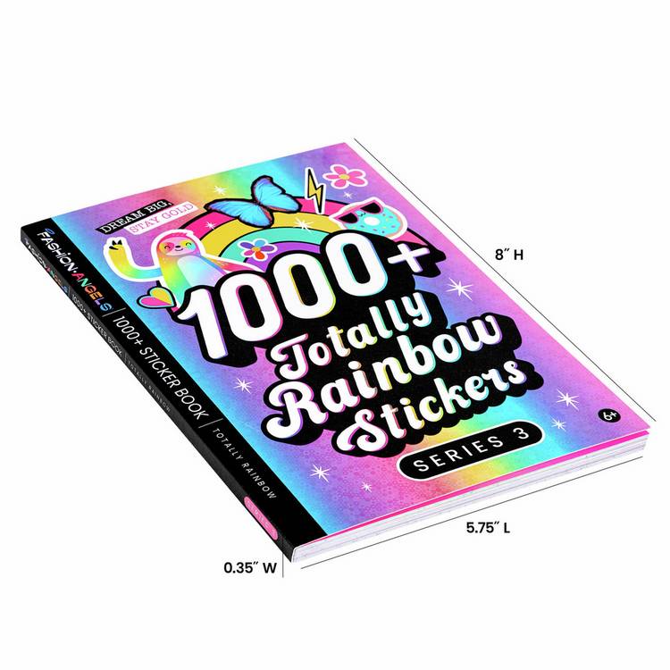 Fashion Angels rainbow sticker book 1000+ stickers, imported from the UK