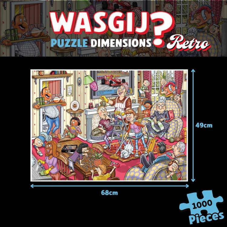 Wasgij Retro Mystery jigsaw puzzle 1000 pieces (British brand)