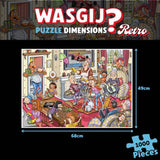 Wasgij Retro Mystery jigsaw puzzle 1000 pieces (British brand)
