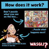 Wasgij Retro Mystery jigsaw puzzle 1000 pieces (British brand)