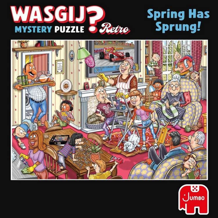 Wasgij Retro Mystery jigsaw puzzle 1000 pieces (British brand)