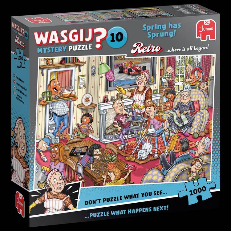Wasgij Retro Mystery jigsaw puzzle 1000 pieces (British brand)