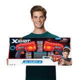 Zuru XSHOT Double Fury 4 blaster combo pack (British brand)