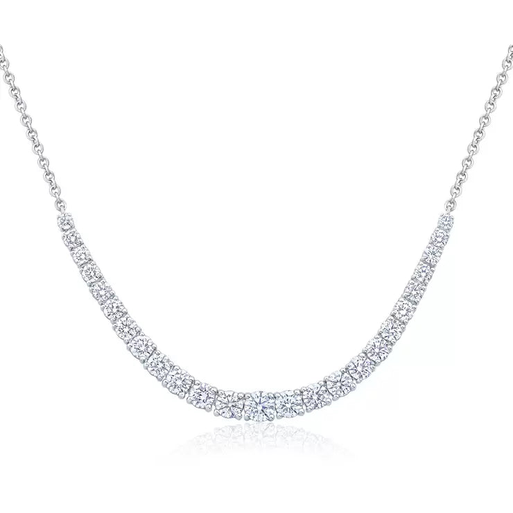 Costco diamond necklace 2.50ctw round brilliant cut white gold, UK version