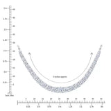 Costco diamond necklace 2.50ctw round brilliant cut white gold, UK version